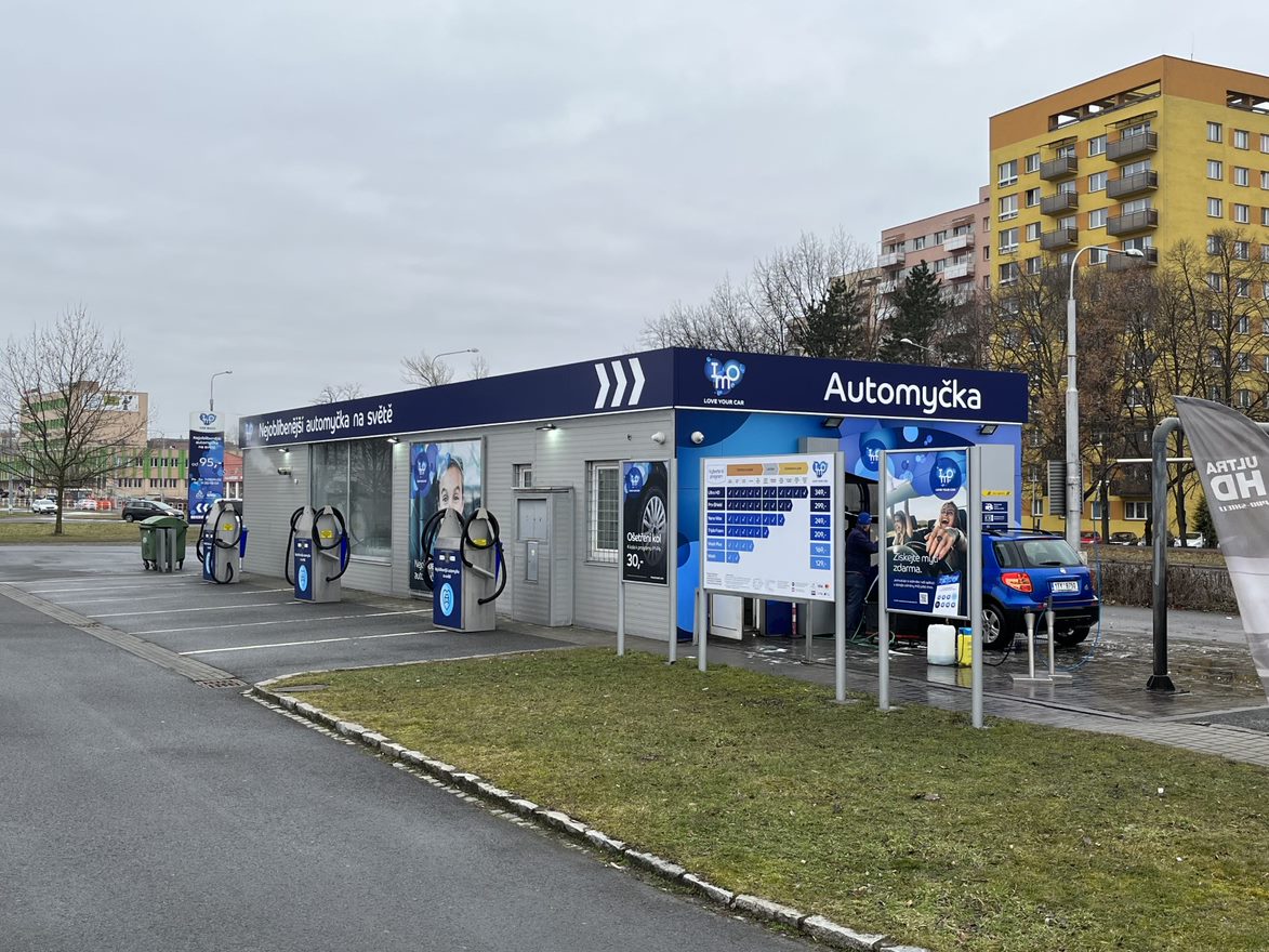 Automyčka IMO Ostrava Novinářská ul.